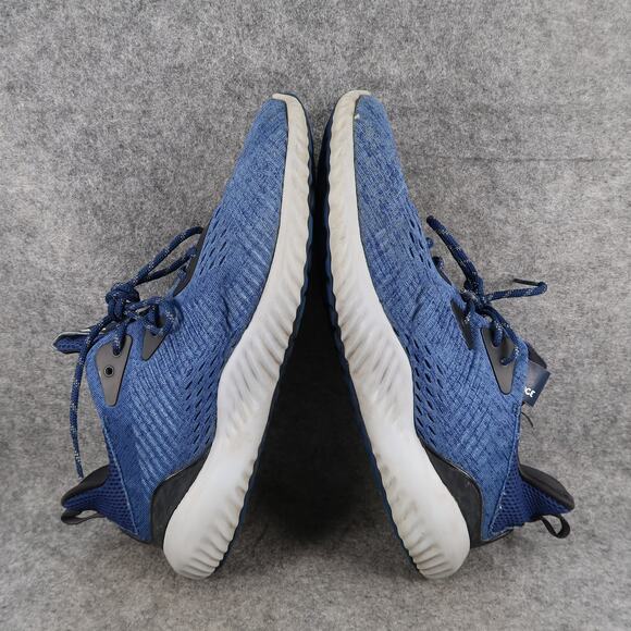 Adidas Shoes Mens 11 Athletic Trainer Alphabounce Running Sneakers Blue Sport - Picture 11 of 15